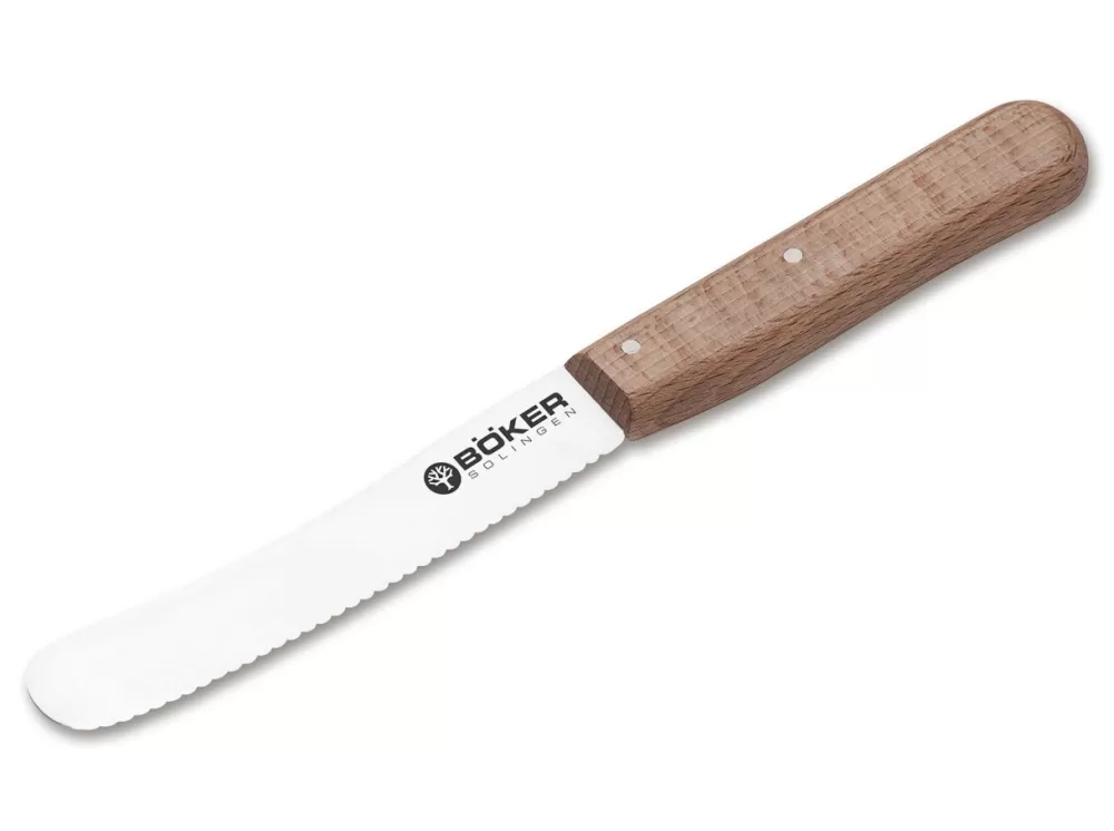 Böker Manufaktur Solingen Classic Buckelsmesser Serrated Beech> Sandwich Knives