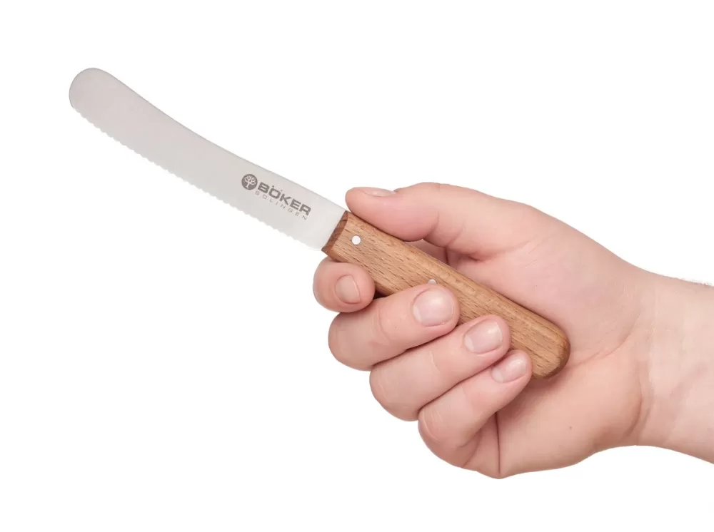 Böker Manufaktur Solingen Classic Buckelsmesser Serrated Beech> Sandwich Knives