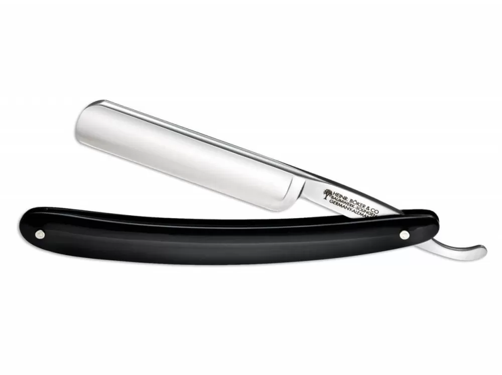 Böker Manufaktur Solingen Classic Round Head> Carbon Steel Straight Razors