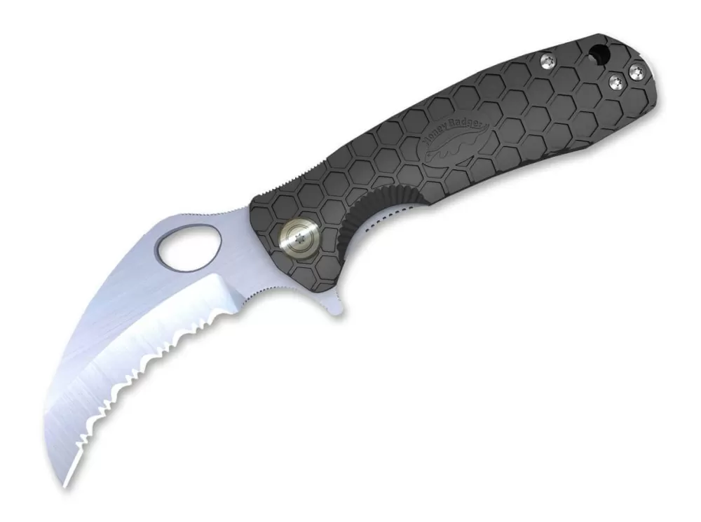 Clearance Honey Badger Claw Large Black Serrated