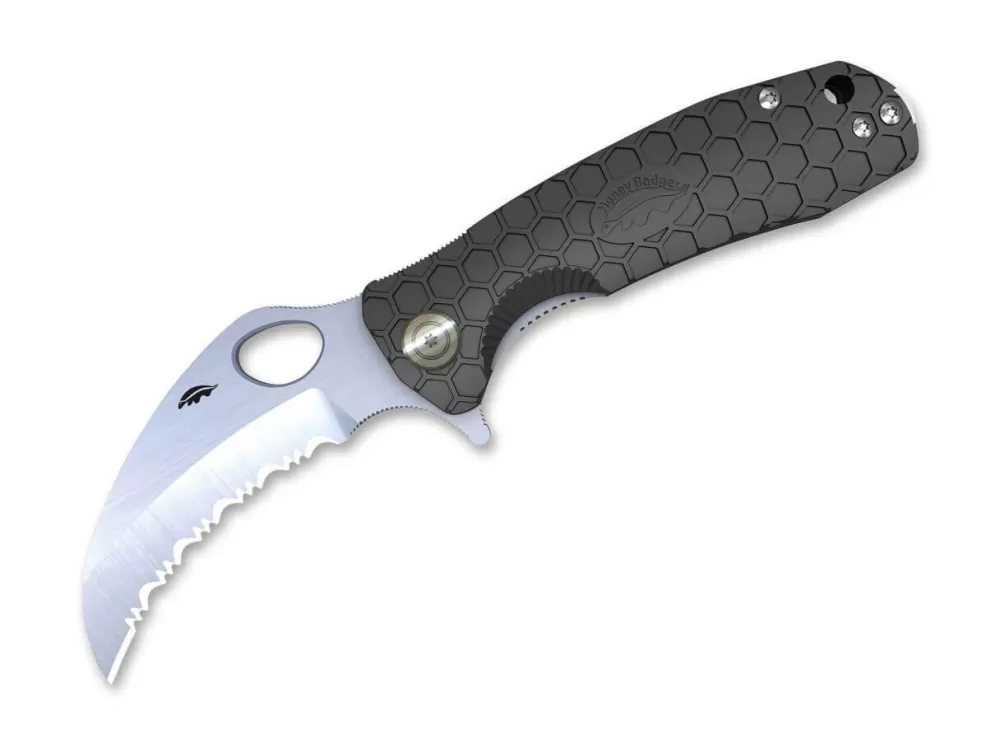 Cheap Honey Badger Claw Small Black Serrated