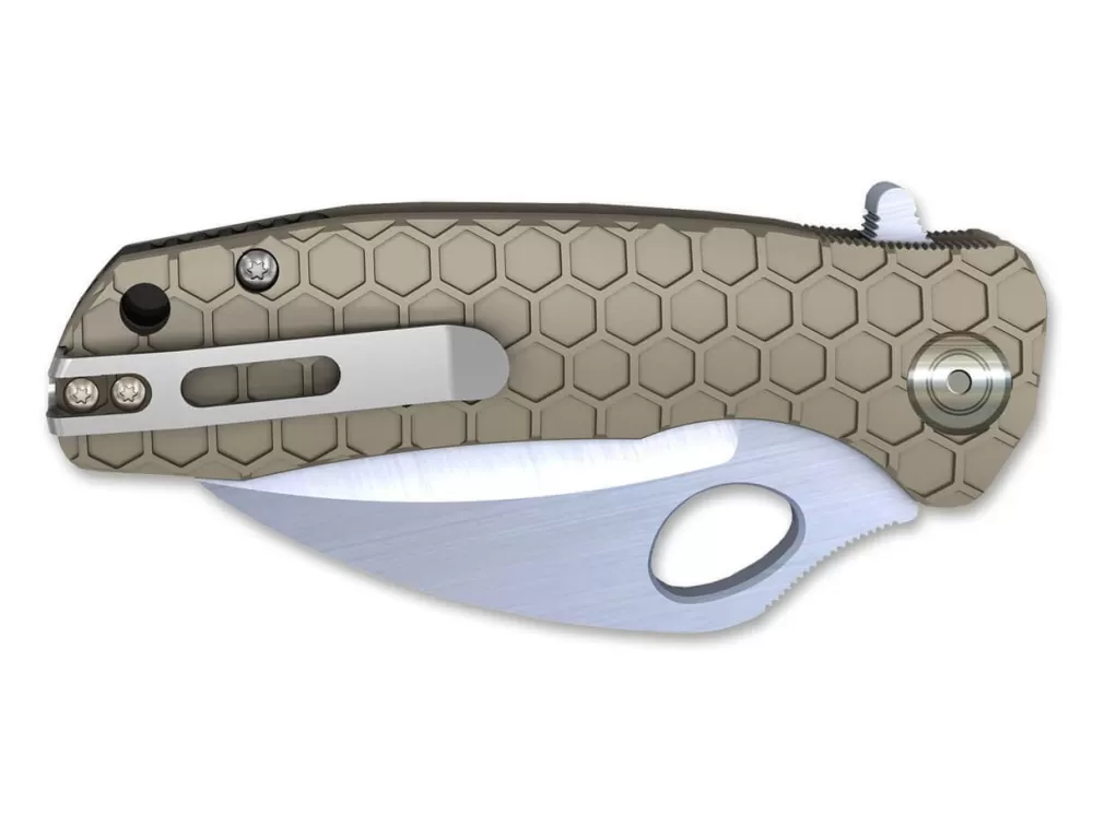 Best Honey Badger Claw Small Tan Serrated