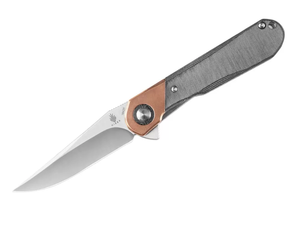 Cheap Kizer Comet Copper Micarta Black