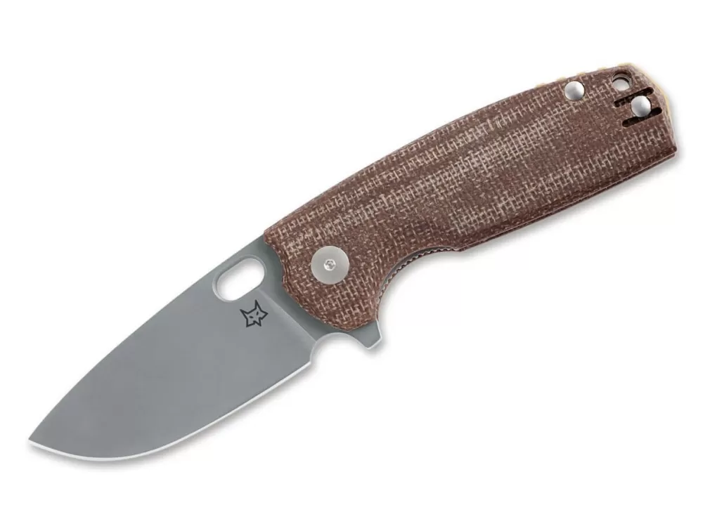 Discount Fox Knives Core Micarta Brown