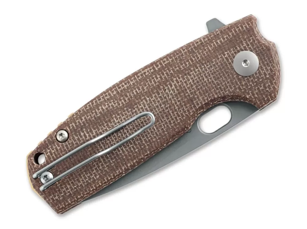 Discount Fox Knives Core Micarta Brown