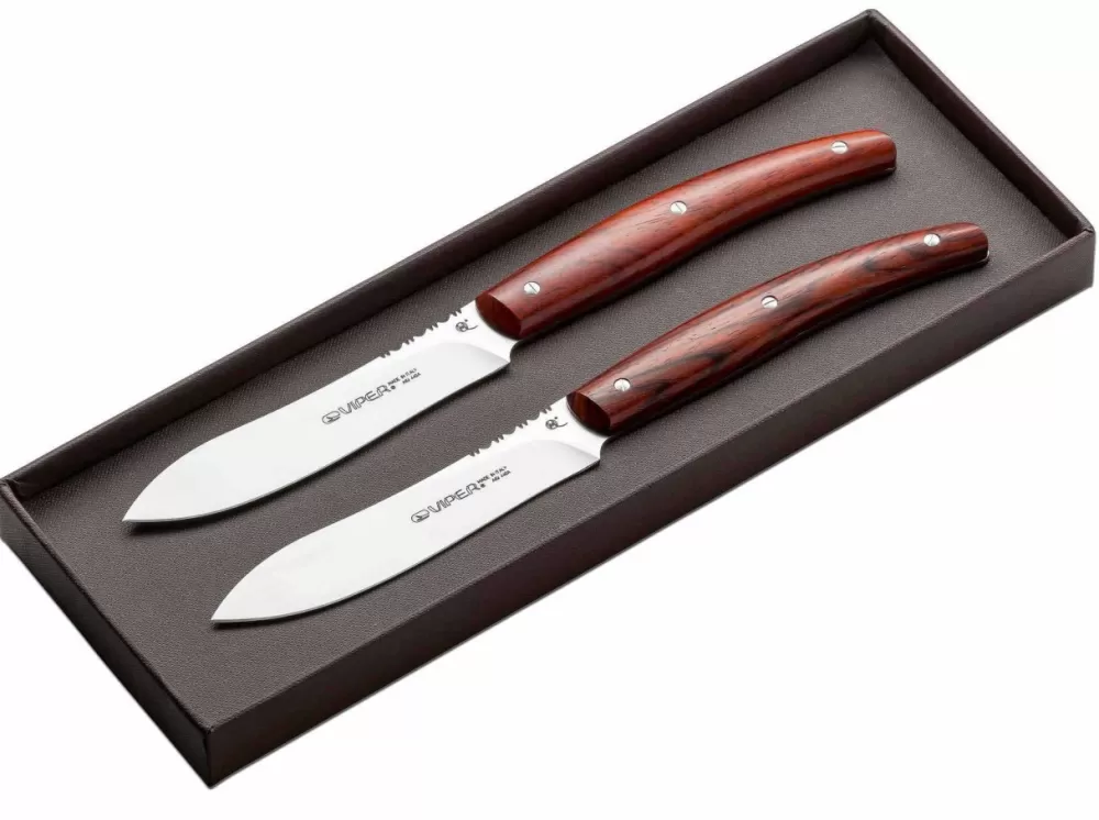 Viper Costata Cocobolo Steak Knife Set> Steak Cutlery