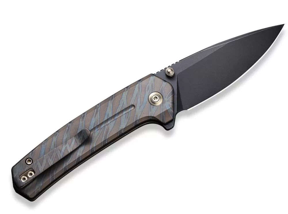 Cheap WE Knife Culex Titanium Tiger Stripe