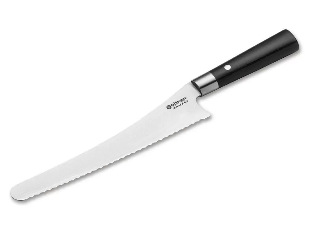 Böker Manufaktur Solingen Damascus Black Bread Knife> Bread Knives