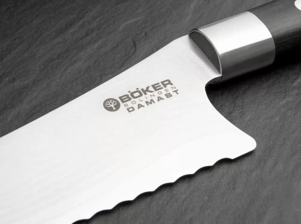 Böker Manufaktur Solingen Damascus Black Bread Knife> Bread Knives