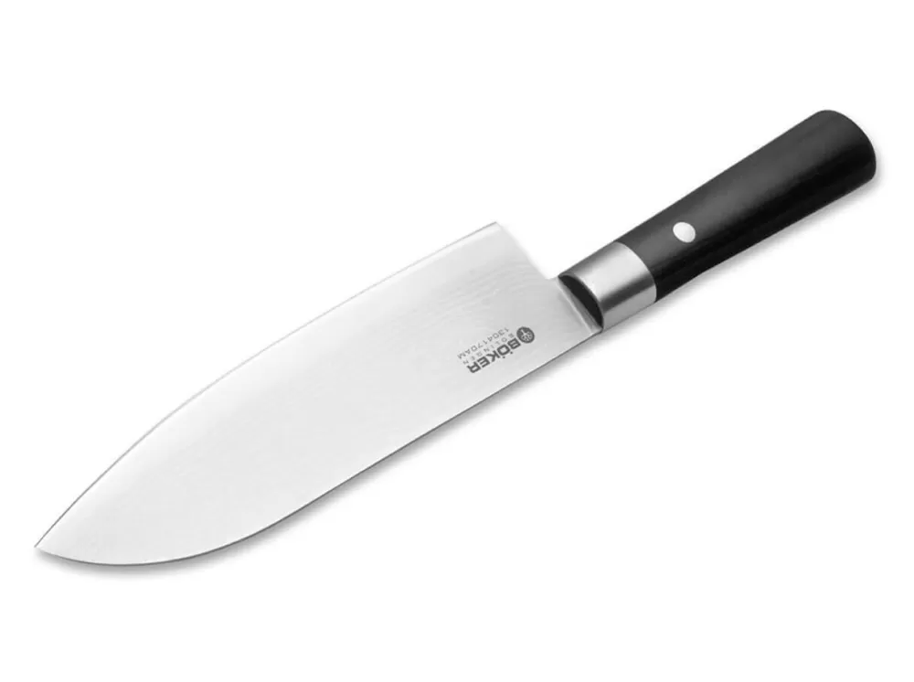 Böker Manufaktur Solingen Damascus Black Santoku> Santoku Knives