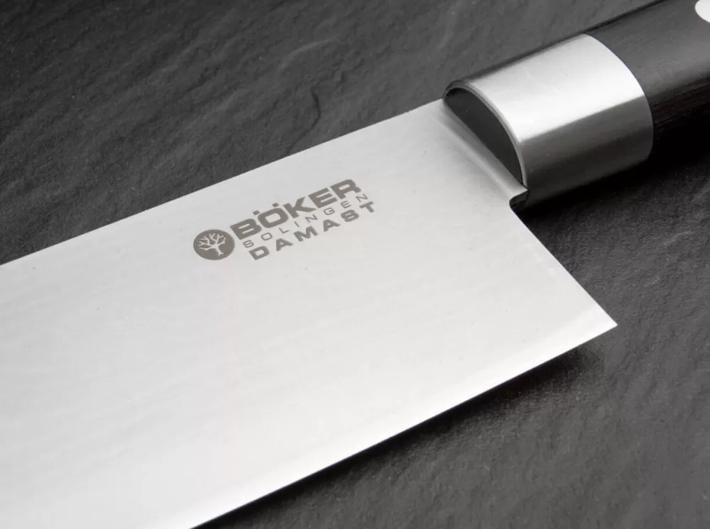 Böker Manufaktur Solingen Damascus Black Santoku> Damascus Knives