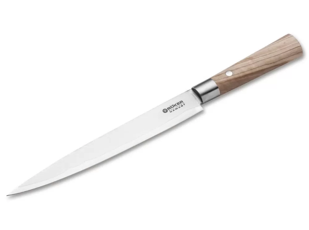 Böker Manufaktur Solingen Damascus Olive Carving Knife> Carving Knives