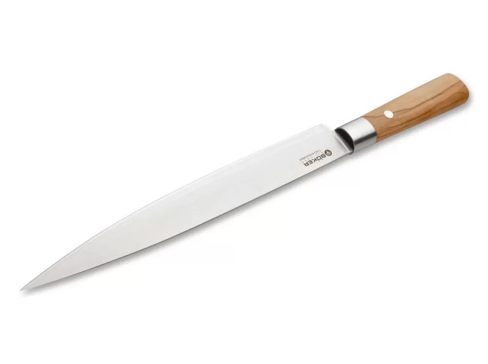 Böker Manufaktur Solingen Damascus Olive Carving Knife> Carving Knives