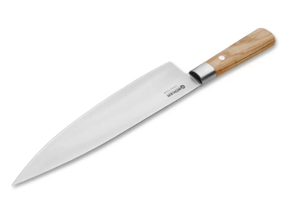 Böker Manufaktur Solingen Damascus Olive Chef'S Knife Large> Chef'S Knives