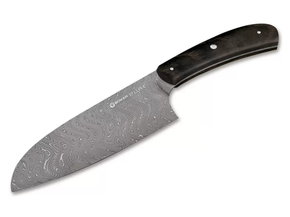 Böker Manufaktur Solingen Damascus Pure Santoku> Santoku Knives