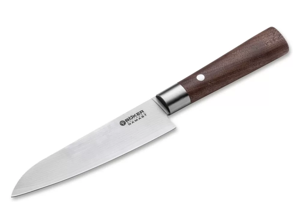 Böker Manufaktur Solingen Damascus Walnut Santoku> Damascus Knives