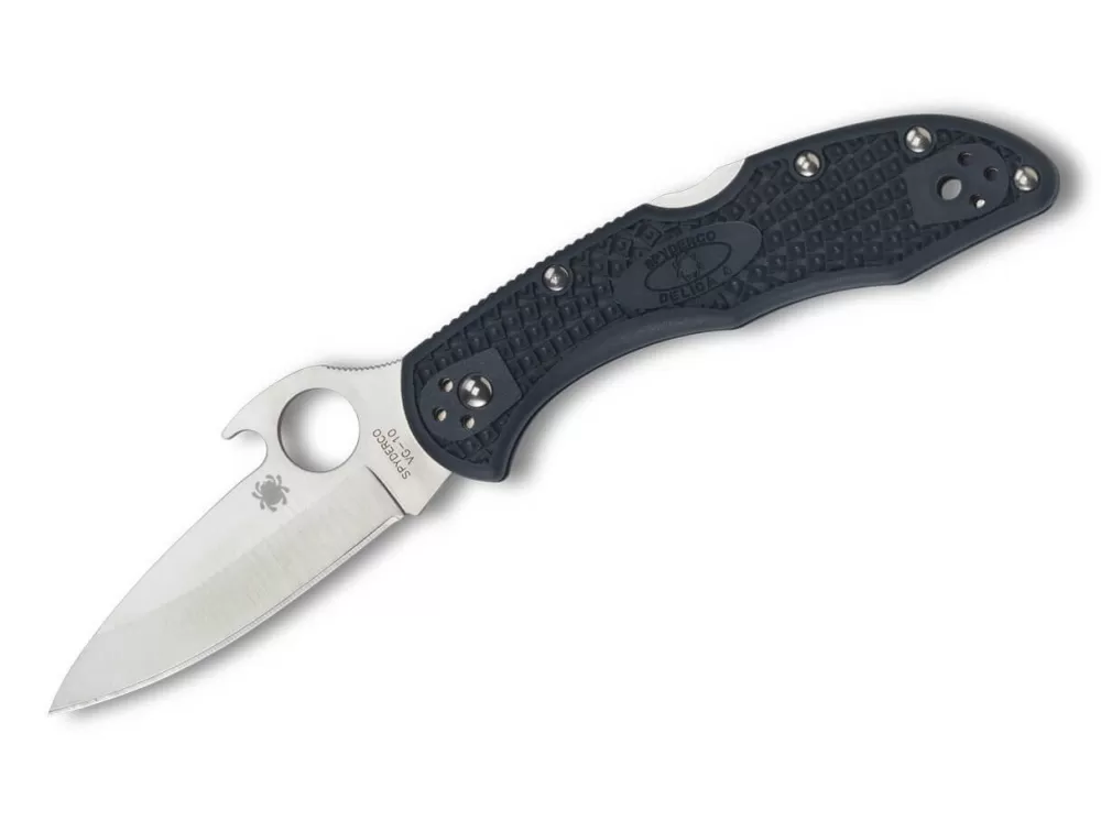 Best Sale Spyderco Delica 4 Lightweight Wave