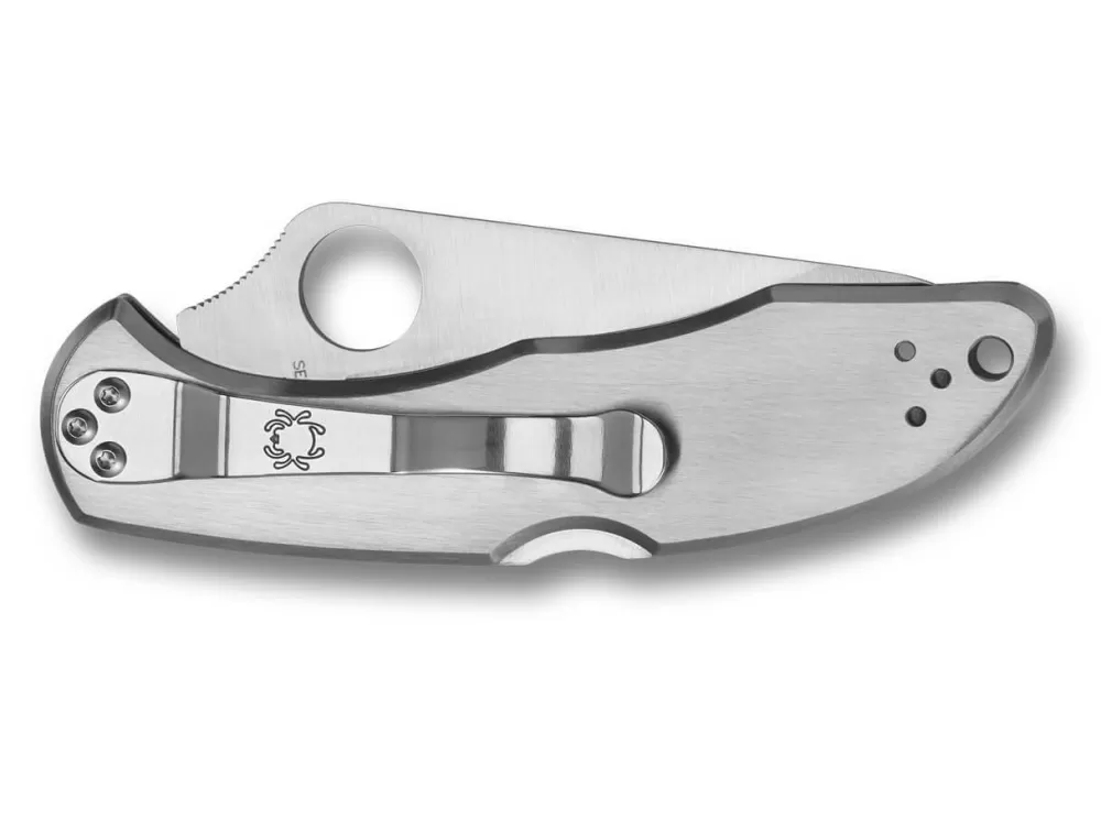 Cheap Spyderco Delica 4 Stainless Steel Combination