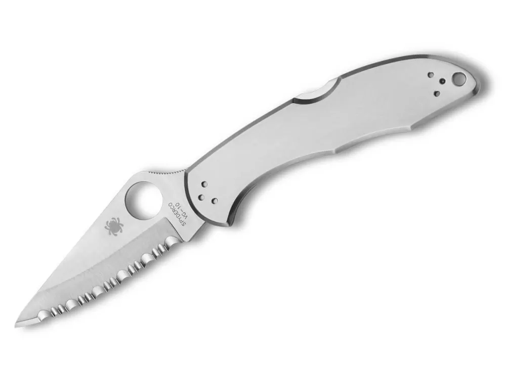 Outlet Spyderco Delica 4 Stainless Steel Serrated