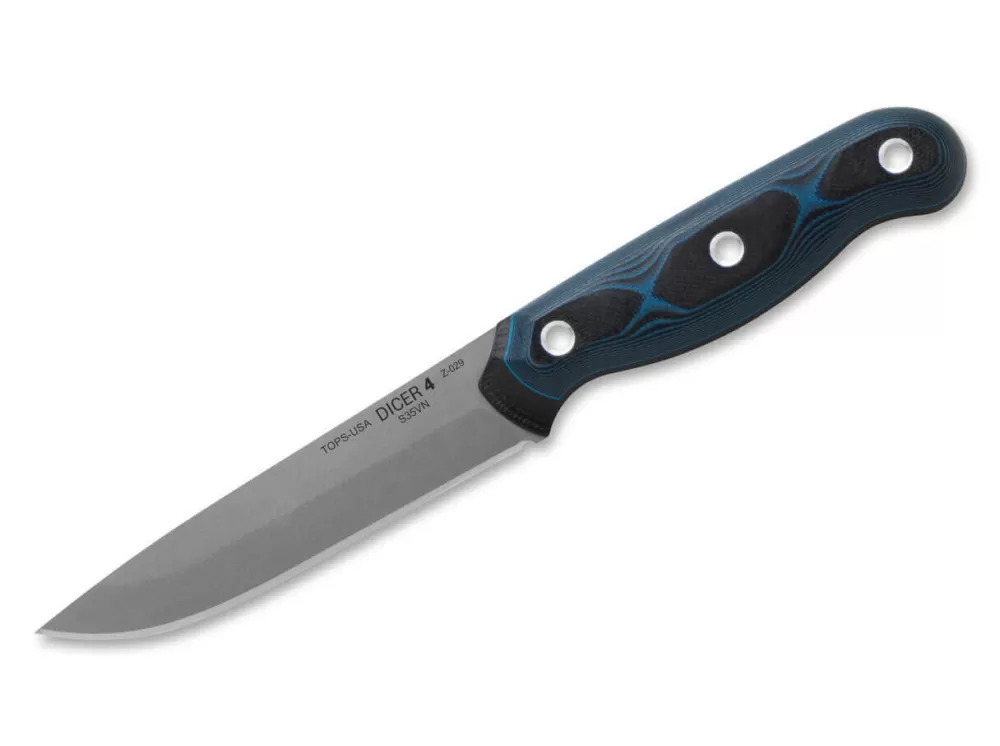 TOPS Knives Dicer 4 Steak Knife Blue> Outdoor Knives