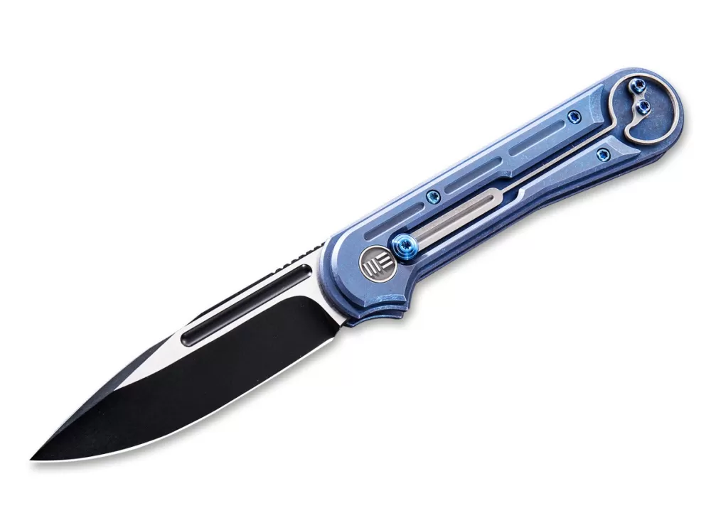 Hot WE Knife Double Helix Blue