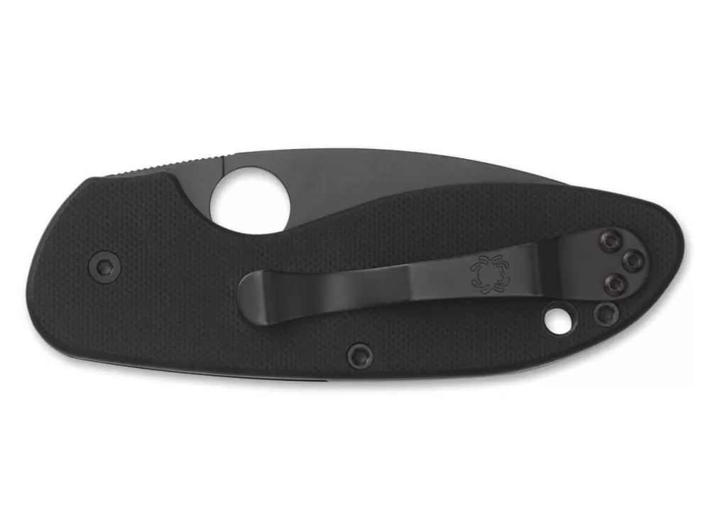 Clearance Spyderco Efficient Black Plain