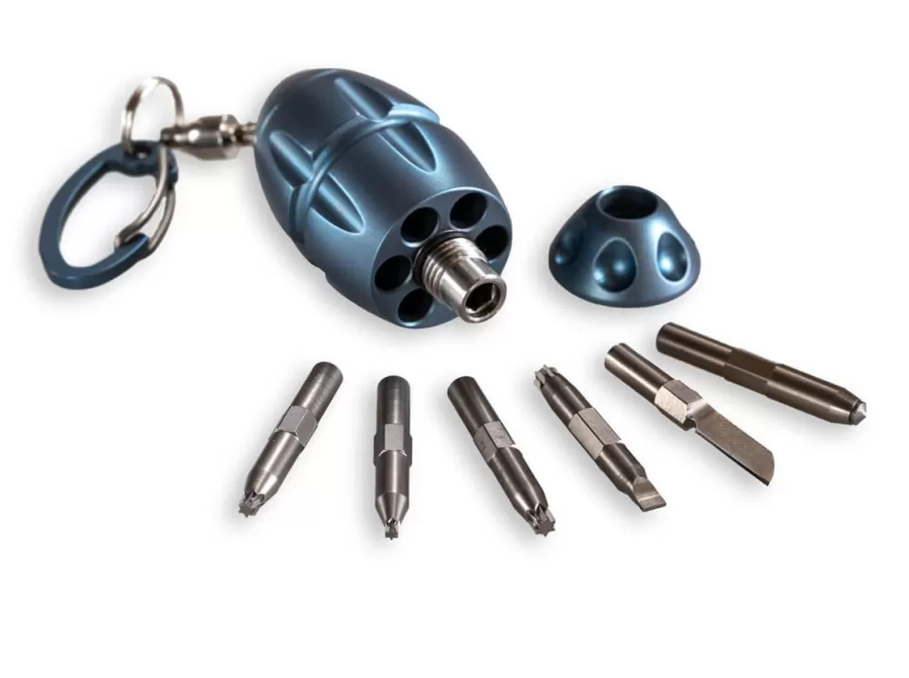 LionSteel Eggie Multitool Blue> Keychain Tools