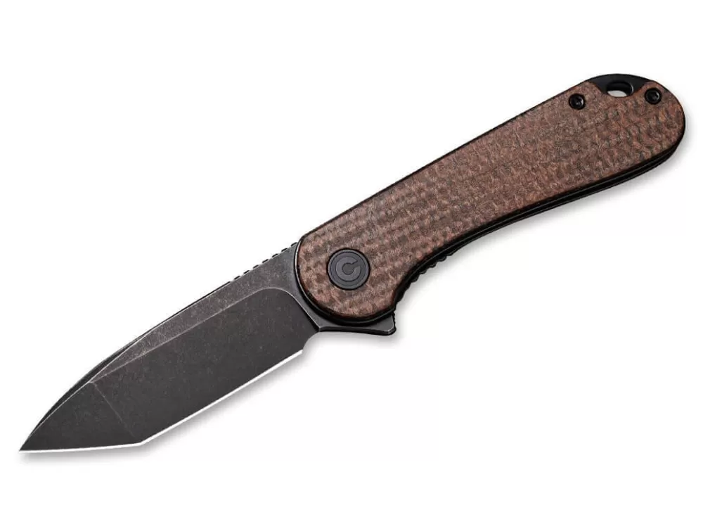 Outlet CIVIVI Elementum Micarta Dark Brown Tanto