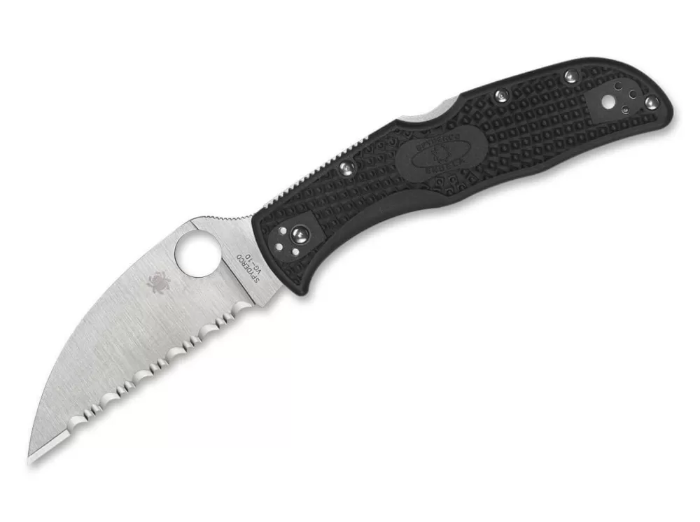 Flash Sale Spyderco Endela Lightweight Spyderedge Wharncliffe Black