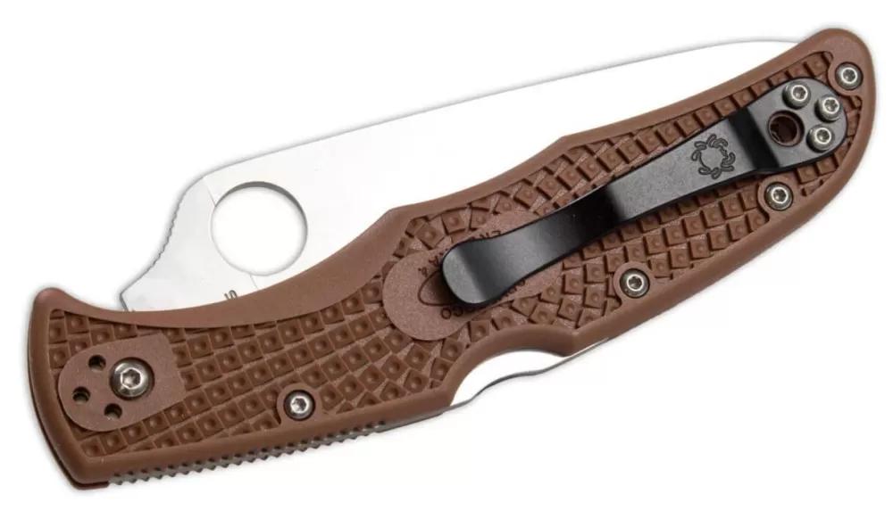 Flash Sale Spyderco Endura Flat Ground Braun