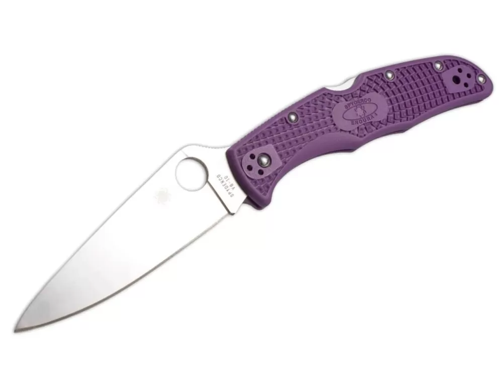 Sale Spyderco Endura Flat Ground Violett