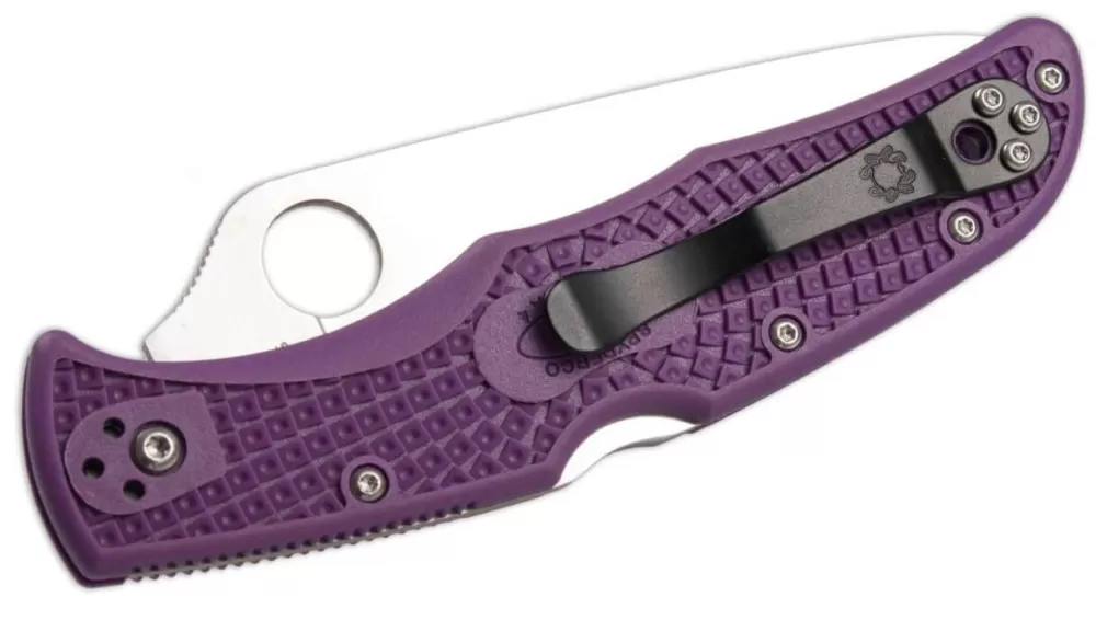 Sale Spyderco Endura Flat Ground Violett