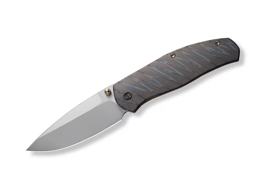 Cheap WE Knife Esprit Titanium Tiger Stripe