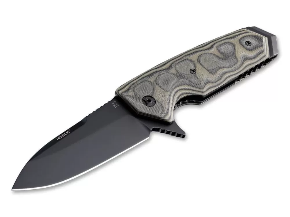 Best Sale Hogue Ex-02 Flipper 3.375 G-Mascus Green