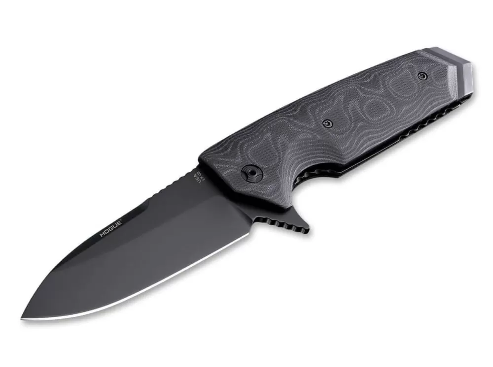 Best Sale Hogue Ex-02 Flipper 3.75 G10 All Black