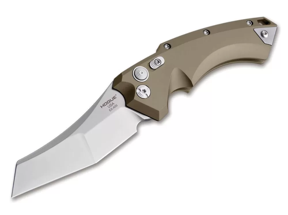 Outlet Hogue Ex-A05 3.5 Satin Wharncliffe Alu Dark Earth