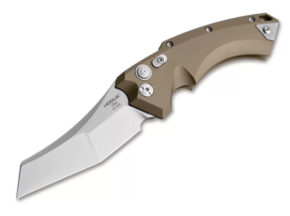 Discount Hogue Ex-A05 4.0 Satin Wharncliffe Alu Dark Earth