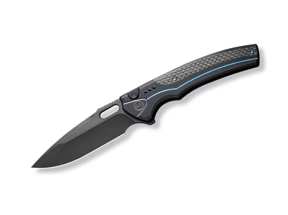 Flash Sale WE Knife Exciton Titanium Cf Black & Blue Ltd