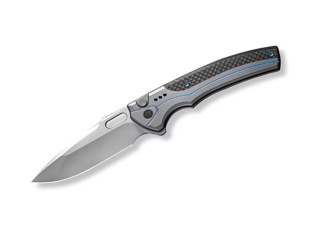 Discount WE Knife Exciton Titanium Cf Grey & Blue Ltd