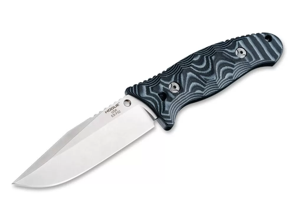 Hogue Ex-F02 4.5 Satin G-Mascus Blue> Outdoor Knives