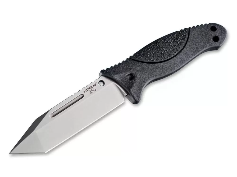 Hogue Ex-F02 4.5 Satin Tanto Rubber Black> Tactical Knives