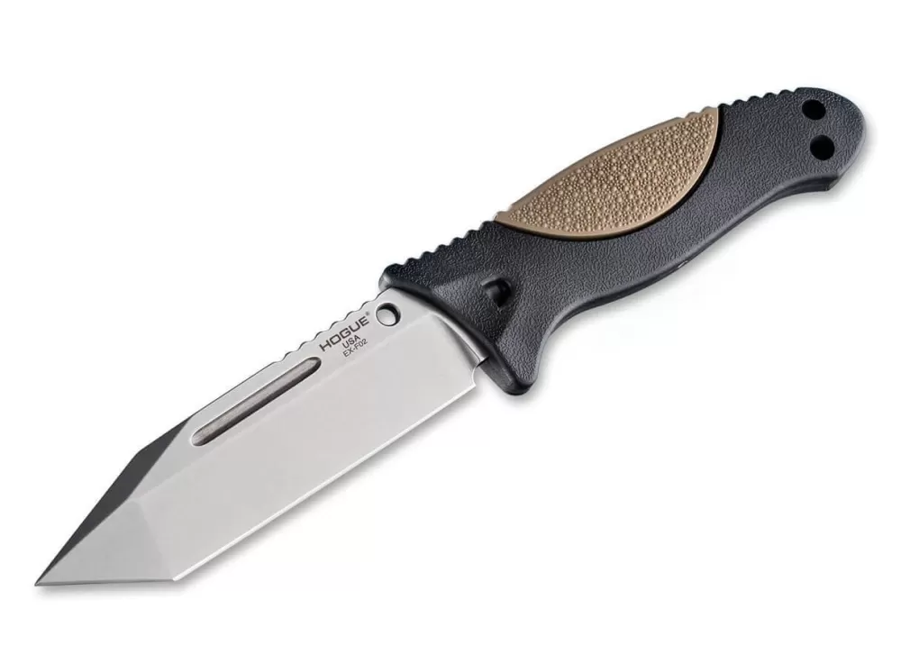 Hogue Ex-F02 4.5 Satin Tanto Rubber Dark Earth> Tactical Knives