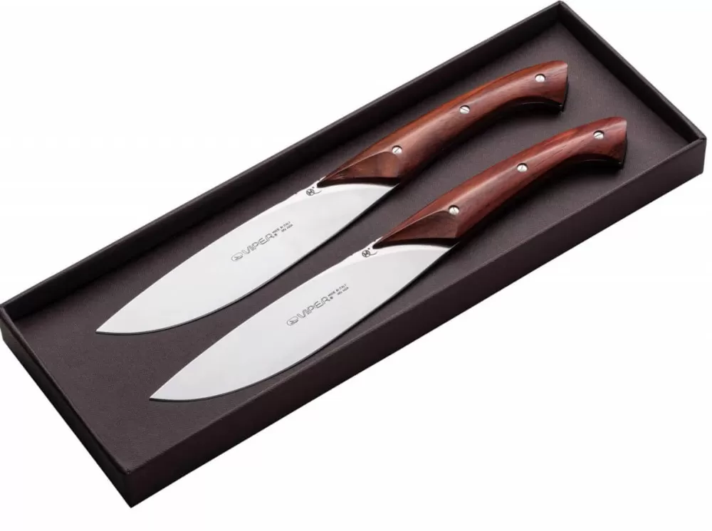 Viper Fiorentina Cocobolo Steak Knife Set> Steak Cutlery