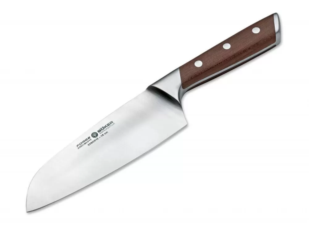 Böker Manufaktur Forge Wood Santoku> Santoku Knives