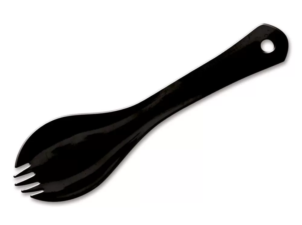 TB Outdoor Forks Spoon Black Pvd> Camping Cutlery