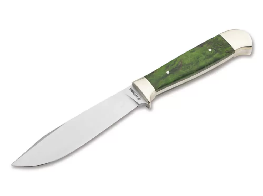 Böker Manufaktur Solingen Forsternicker Curly Birch Green> Outdoor Knives