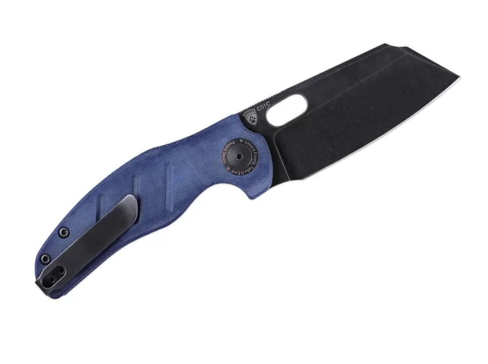 Best Kizer Full Size Sheepdog C01C Blue Denim Micarta