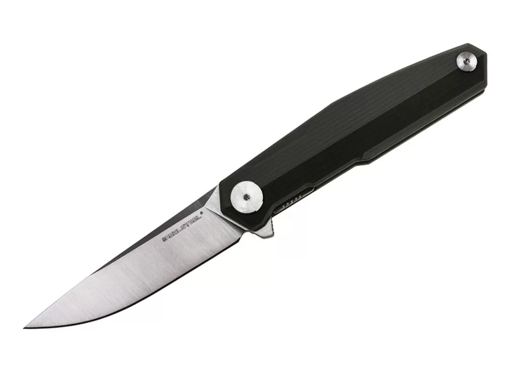 Cheap Real Steel G3 Puukko G10 Black Light