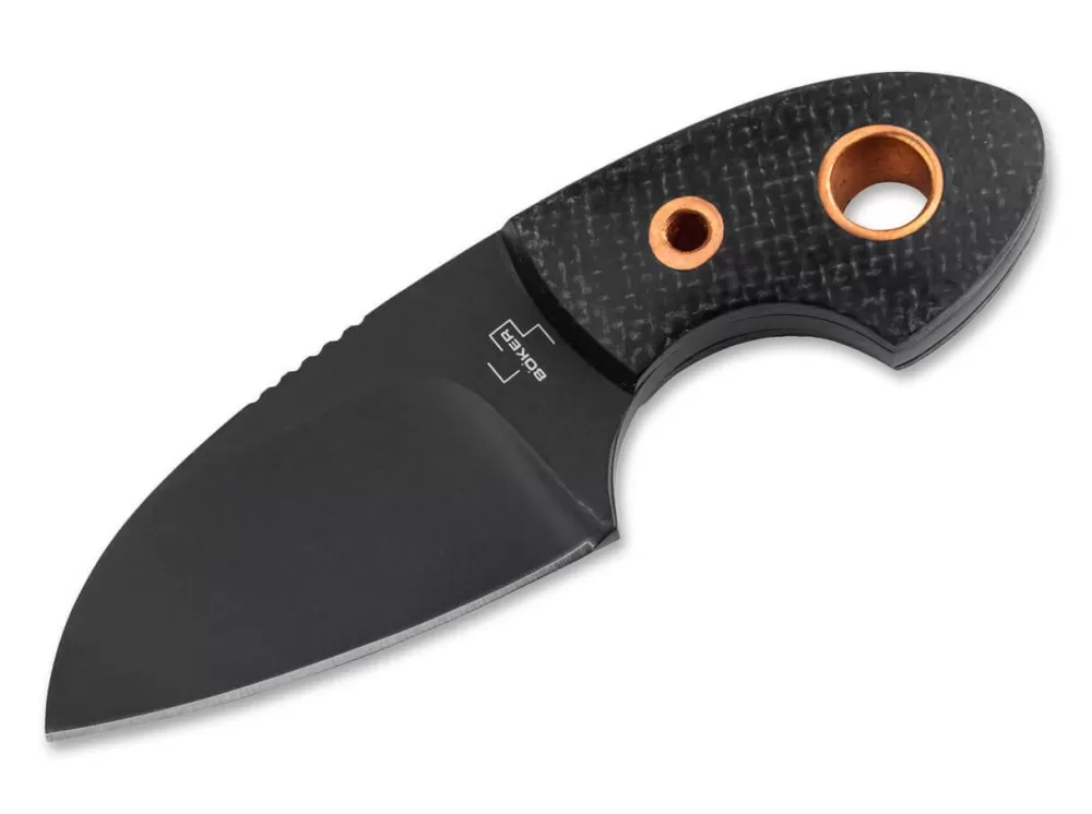 Böker Plus Gnome All Black Copper> Neck Knives