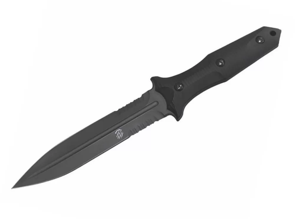 Bastinelli Knives Grozo Black Serrated> Tactical Knives